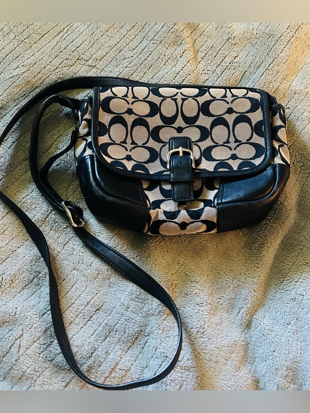 Coach Hadley Canvas Crossbody Field bag